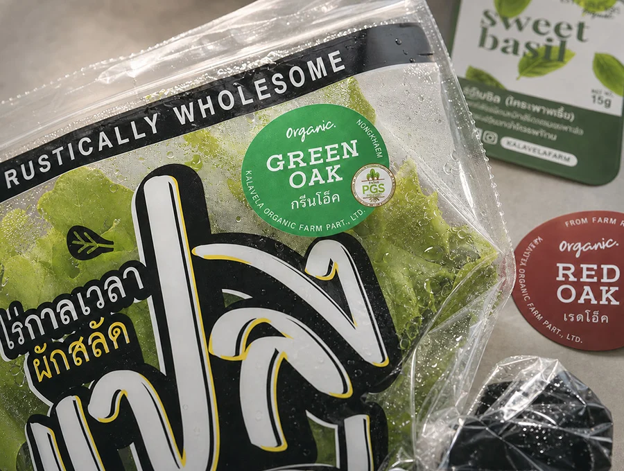 Packaging details.