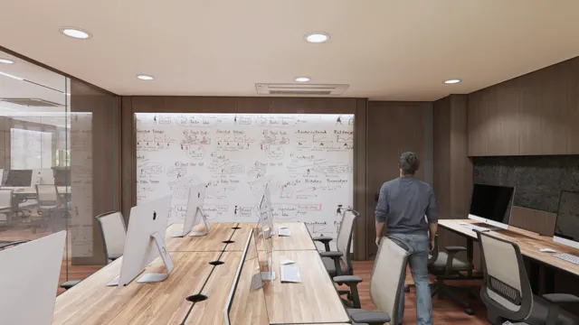 3D visualisation · Bangpra Office · View 32