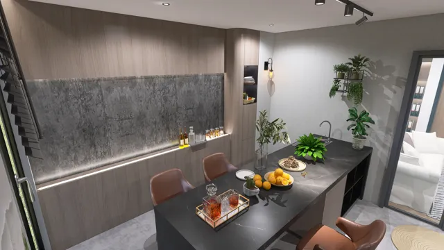 3D visualisation · Grand Village · Home & Office · View 45