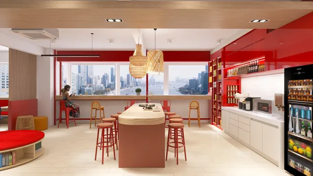 3D visualisation · Workplace in Colour · View 04